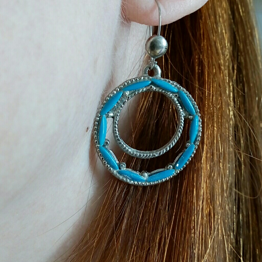 Silver Hoops From The 1970s